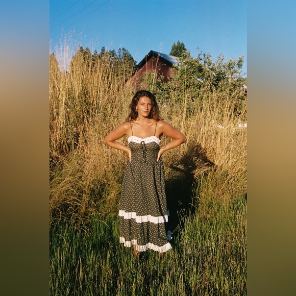 NWT Christy Dawn Emma Dress in Night Strawberry (M) - Picture 2 of 9